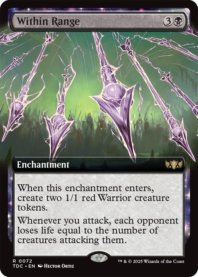 Within Range (Extended Art) - Commander: Tarkir: Dragonstorm (TDC) LP