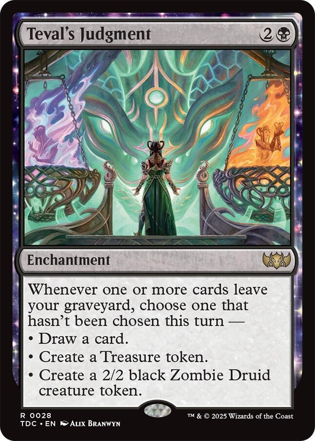 Teval's Judgment - Commander: Tarkir: Dragonstorm (TDC) NM