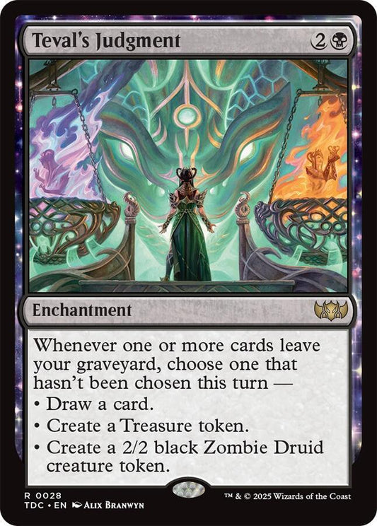 Teval's Judgment - Commander: Tarkir: Dragonstorm (TDC) NM