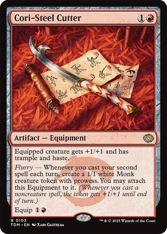Cori-Steel Cutter - Tarkir: Dragonstorm (TDM) NM *FOIL*