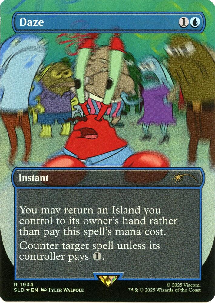 Daze (Rainbow Foil) - Secret Lair Drop Series (SLD) NM *FOIL*