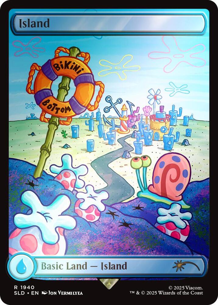 Island (1940) (Rainbow Foil) - Secret Lair Drop Series (SLD) NM *FOIL*