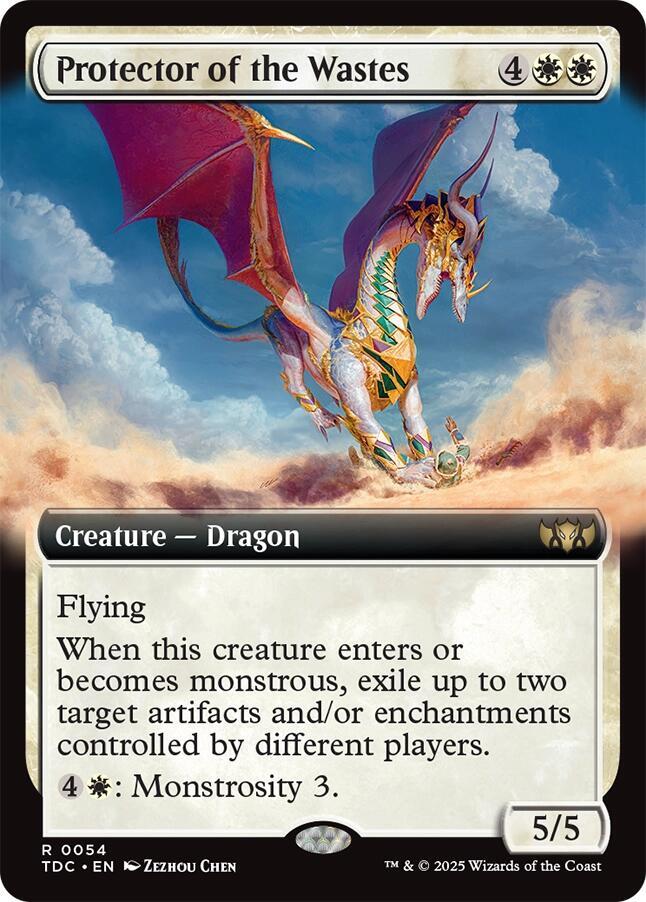 Protector of the Wastes (Extended Art) - Commander: Tarkir: Dragonstorm (TDC) NM
