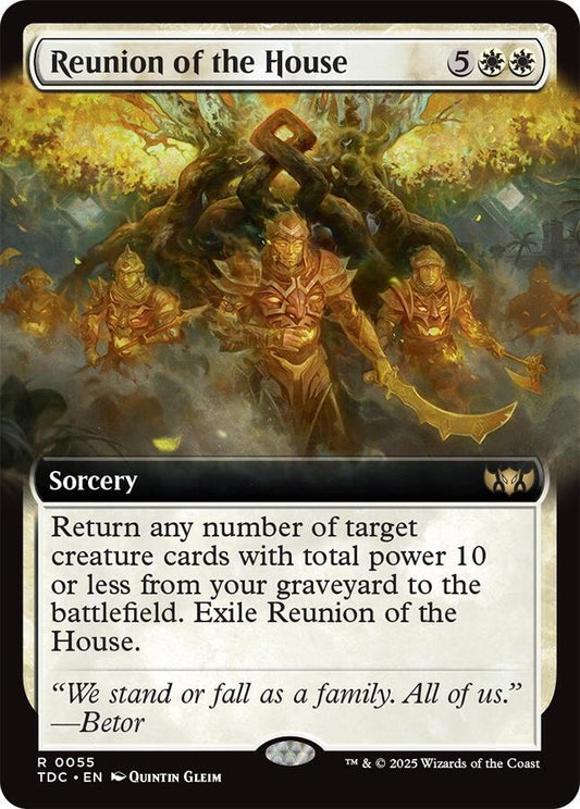 Reunion of the House (Extended Art) - Commander: Tarkir: Dragonstorm (TDC) NM