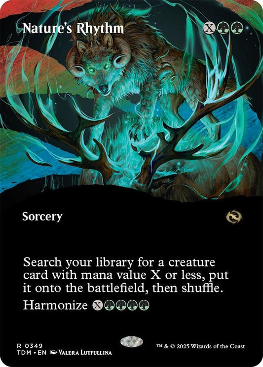 Nature's Rhythm (Borderless) - Tarkir: Dragonstorm (TDM) NM