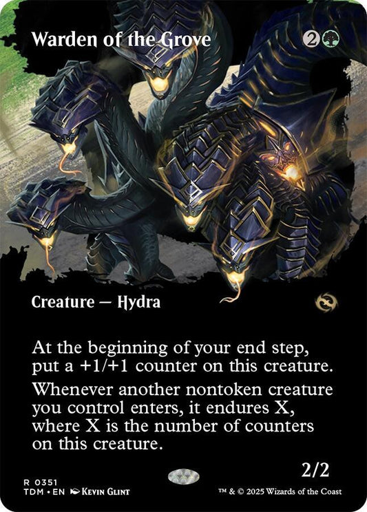 Warden of the Grove (Borderless) - Tarkir: Dragonstorm (TDM) NM