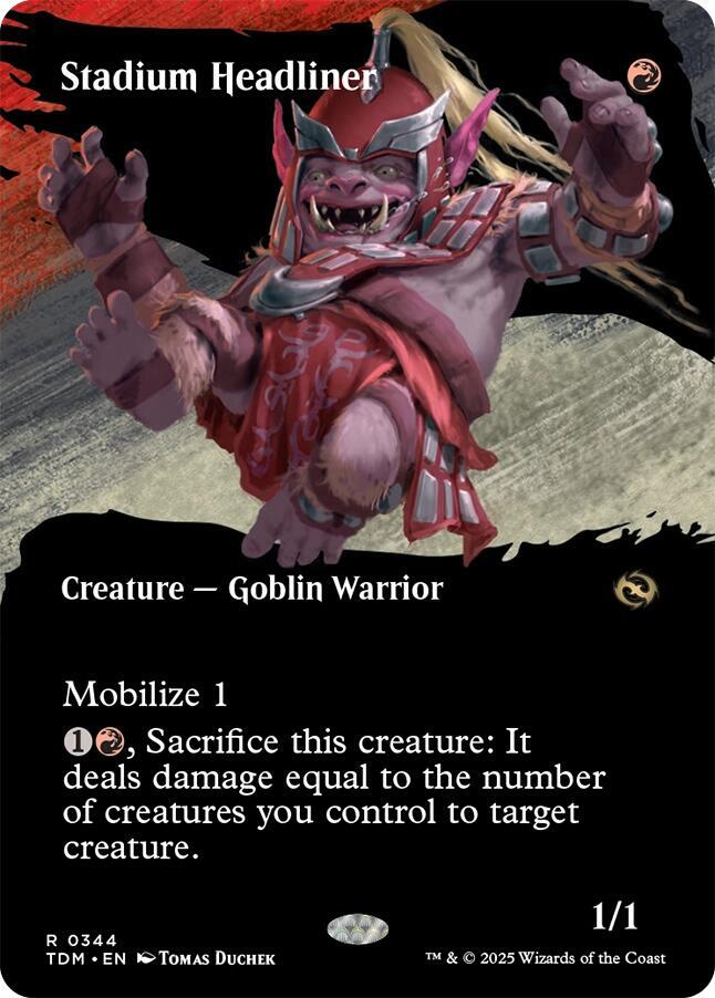 Stadium Headliner (Borderless) - Tarkir: Dragonstorm (TDM) NM