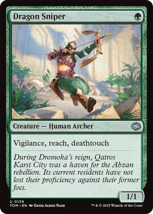 Dragon Sniper - Tarkir: Dragonstorm (TDM) NM