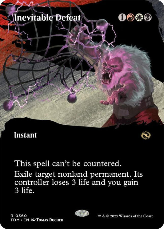 Inevitable Defeat (Borderless) - Tarkir: Dragonstorm (TDM) NM