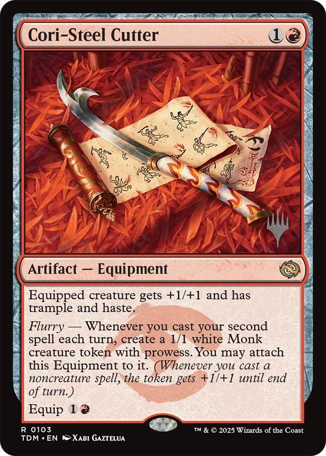 Cori-Steel Cutter - Promo Pack: Tarkir: Dragonstorm (PPTDM) NM *FOIL*