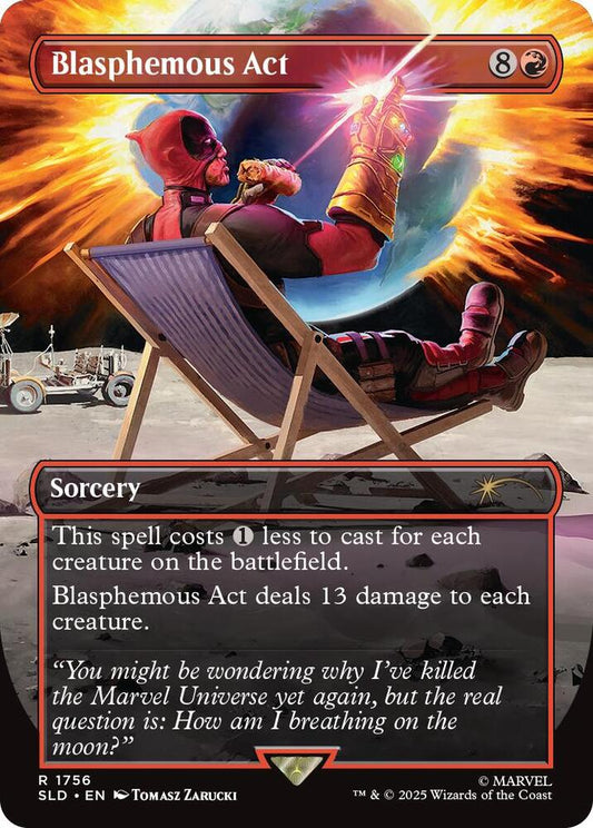 Blasphemous Act (1756) - Secret Lair Drop Series (SLD) NM