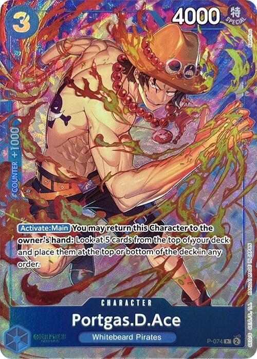 Portgas.D.Ace (Premium Card Collection -Best Selection Vol. 3-) - One Piece Promotion Cards (OP-PR) NM *FOIL*