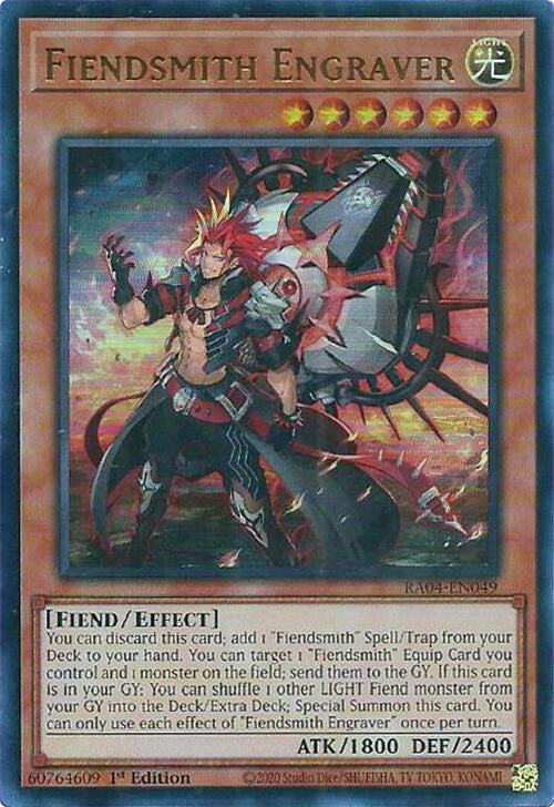 Fiendsmith Engraver (UR) - Quarter Century Stampede (RA04) NM