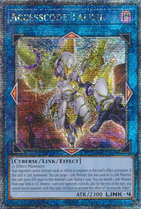 Accesscode Talker (New Art) (Quarter Century Secret Rare) - Quarter Century Stampede (RA04) NM