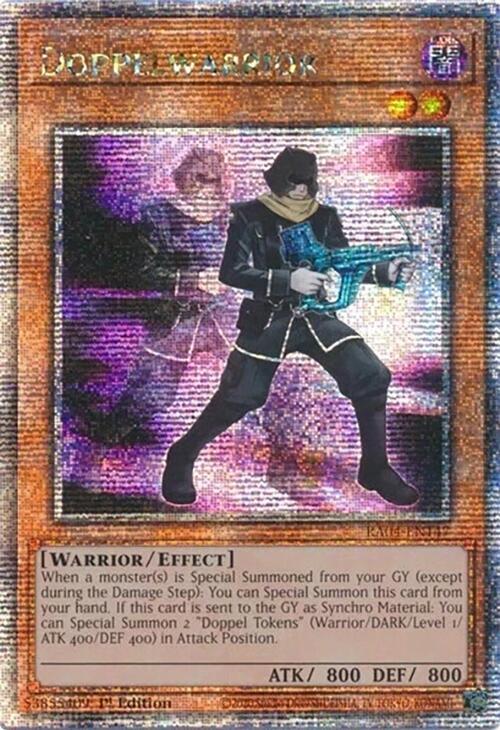 Doppelwarrior (Quarter Century Secret Rare) - Quarter Century Stampede (RA04) NM