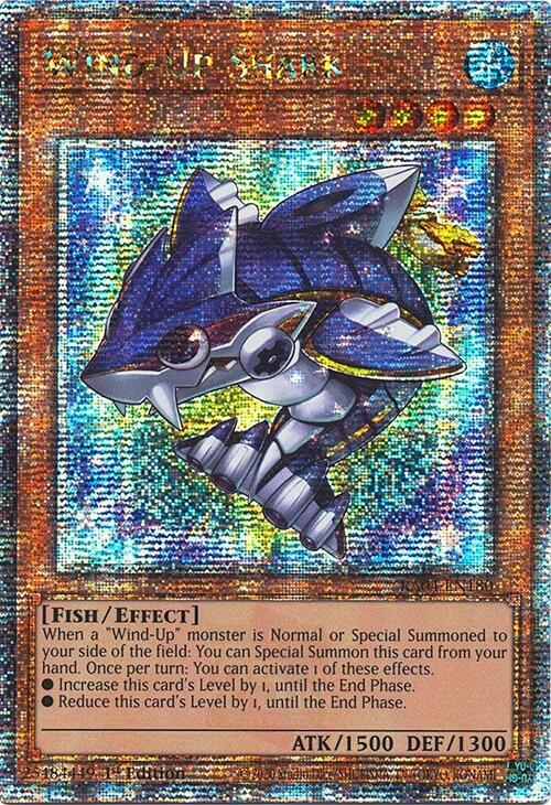 Wind-Up Shark (Quarter Century Secret Rare) - Quarter Century Stampede (RA04) NM