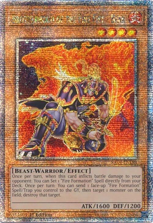 Brotherhood of the Fire Fist - Bear (Quarter Century Secret Rare) - Quarter Century Stampede (RA04) NM