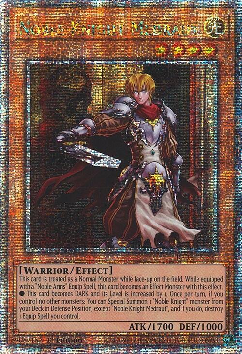Noble Knight Medraut (Quarter Century Secret Rare) - Quarter Century Stampede (RA04) NM