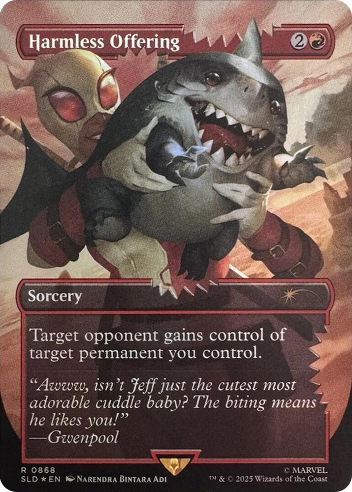 Harmless Offering (Rainbow Foil) - Secret Lair Drop Series (SLD) NM *FOIL*