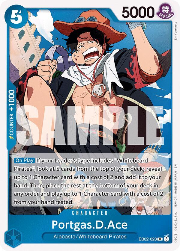 Portgas.D.Ace - Extra Booster: Anime 25th Collection (EB-02) NM *FOIL*