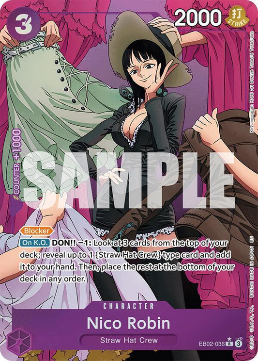 Nico Robin (Alternate Art) - Extra Booster: Anime 25th Collection (EB-02) NM *FOIL*