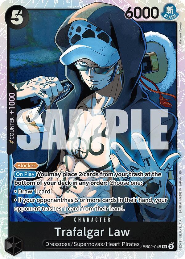 Trafalgar Law - Extra Booster: Anime 25th Collection (EB-02) NM *FOIL*