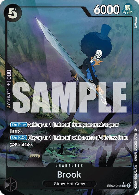 Brook (Alternate Art) - Extra Booster: Anime 25th Collection (EB-02) NM *FOIL*