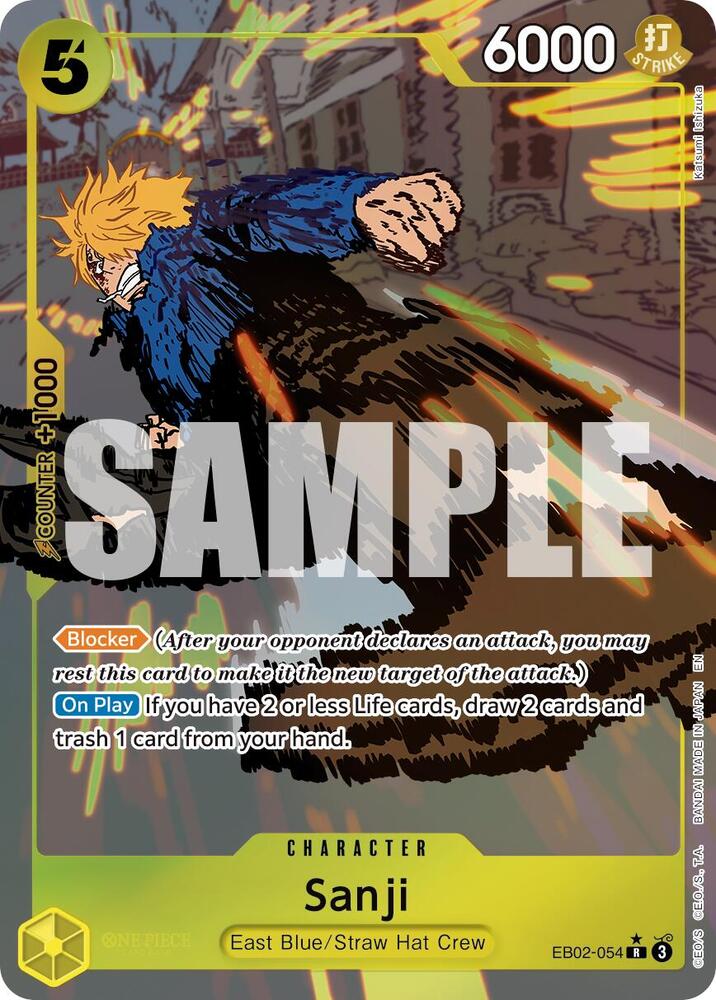 Sanji (Alternate Art) - Extra Booster: Anime 25th Collection (EB-02)  NM *FOIL*