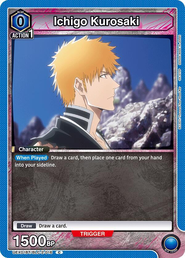 Ichigo Kurosaki (016) (Box Topper Foil) - UEX01BT: BLEACH: Thousand-Year Blood War Vol.2 (UEX01BT) NM *FOIL*