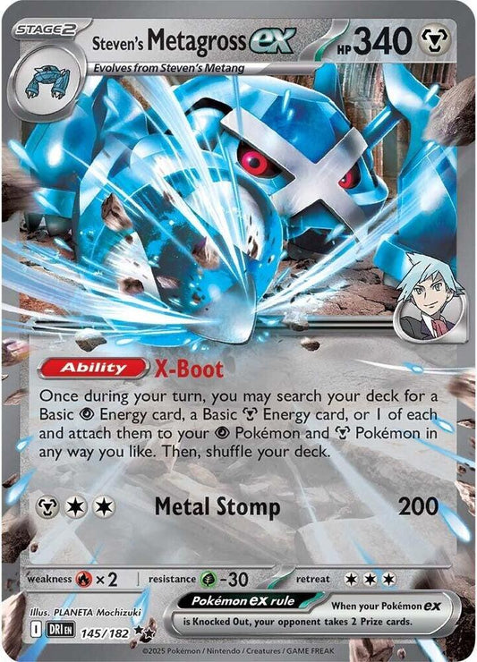 Steven's Metagross ex - SV10: Destined Rivals (DRI) NM *FOIL*
