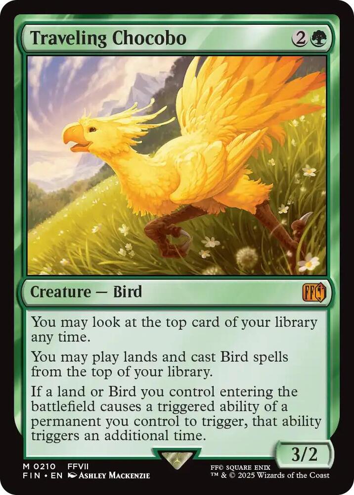 Traveling Chocobo - FINAL FANTASY (FIN) NM