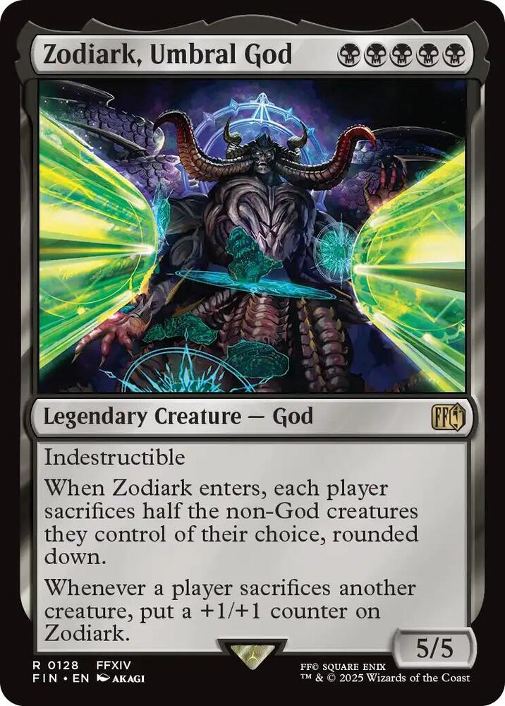 Zodiark, Umbral God - FINAL FANTASY (FIN) NM