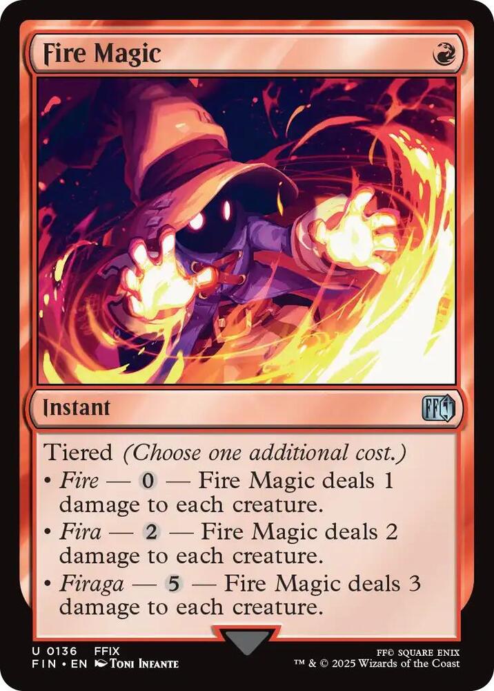 Fire Magic - FINAL FANTASY (FIN) NM *FOIL*