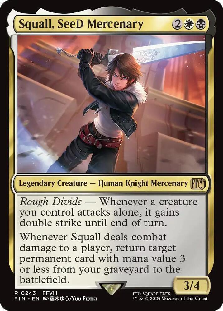 Squall, SeeD Mercenary - FINAL FANTASY (FIN) NM
