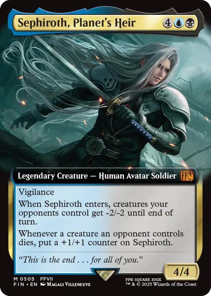 Sephiroth, Planet's Heir (Extended Art) - FINAL FANTASY (FIN) NM