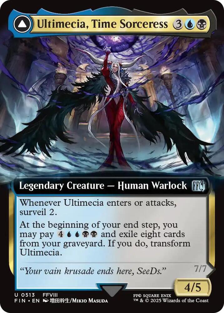 Ultimecia, Time Sorceress (Extended Art) - FINAL FANTASY (FIN) NM
