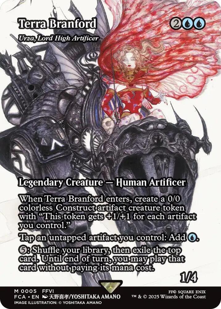 Terra Branford - Urza, Lord High Artificer (Showcase) - FINAL FANTASY: Through the Ages (FCA) NM