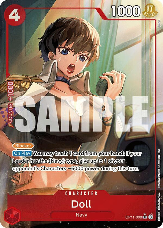 Doll (Alternate Art) - A Fist of Divine Speed (OP11) NM *FOIL*