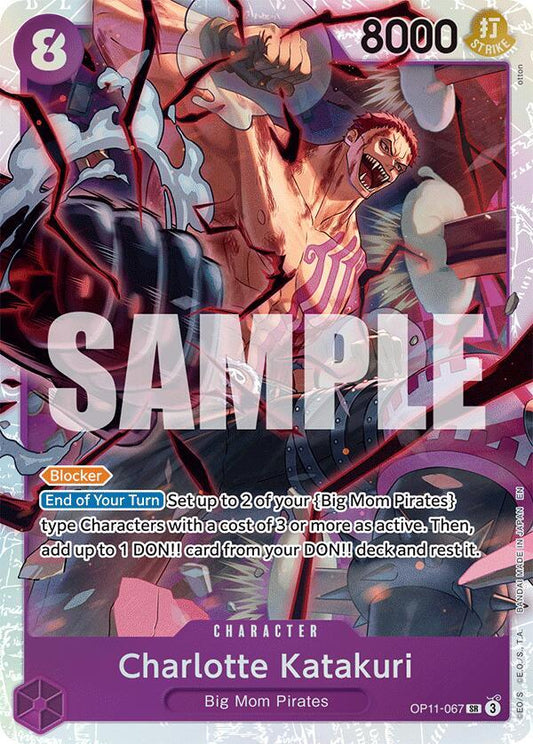 Charlotte Katakuri (067) - A Fist of Divine Speed (OP11) NM *FOIL*