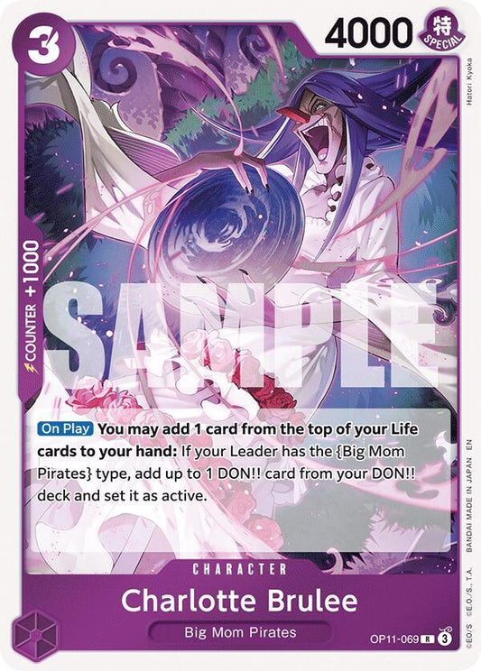 Charlotte Brulee - A Fist of Divine Speed (OP11) NM *FOIL*