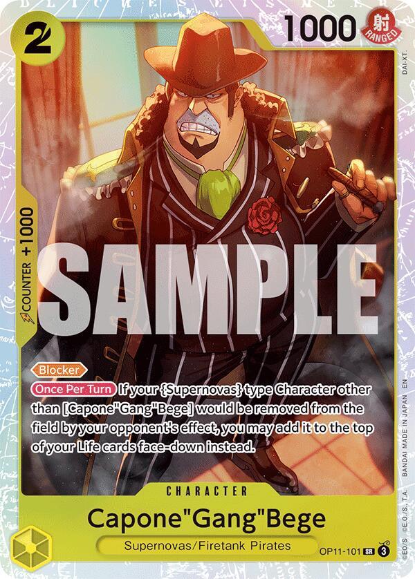 Capone"Gang"Bege (101) - A Fist of Divine Speed (OP11) NM *FOIL*