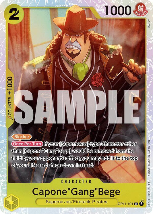 Capone"Gang"Bege (101) - A Fist of Divine Speed (OP11) NM *FOIL*