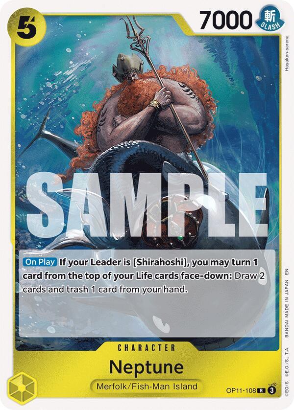 Neptune - A Fist of Divine Speed (OP11) NM *FOIL*