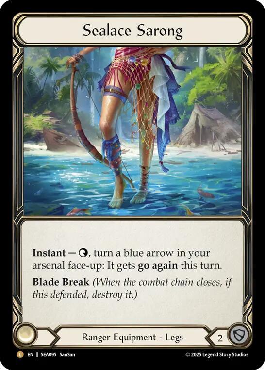 Sealace Sarong - High Seas Rainbow Foil NM