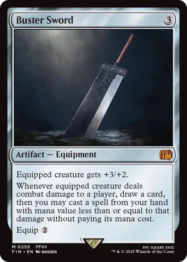 Buster Sword - FINAL FANTASY (FIN) NM