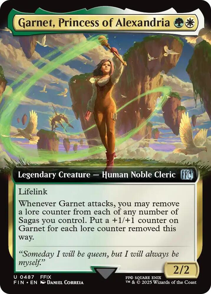 Garnet, Princess of Alexandria (Extended Art) - FINAL FANTASY (FIN) NM