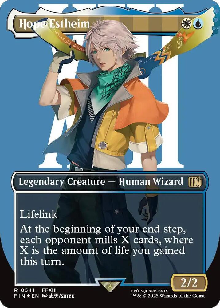 Hope Estheim (Borderless) (Surge Foil) - FINAL FANTASY (FIN) NM *FOIL*