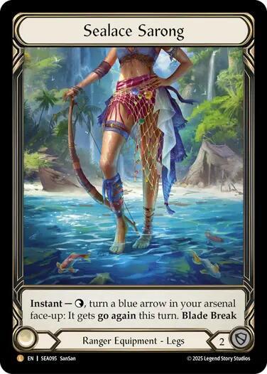 Sealace Sarong (Treasure) - High Seas Cold Foil NM