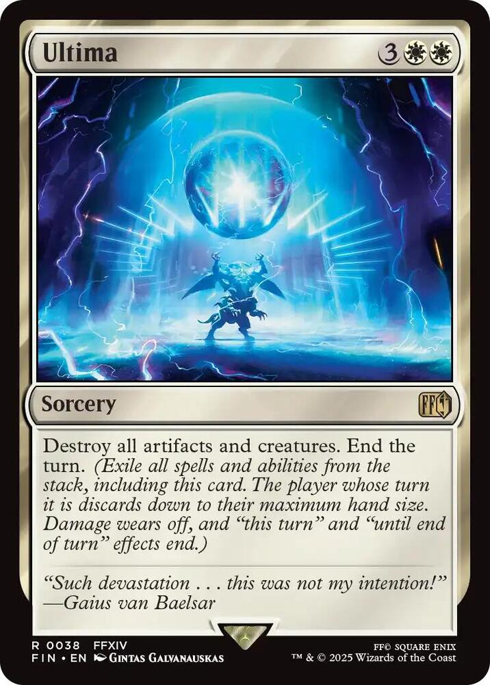 Ultima - FINAL FANTASY (FIN) NM *FOIL*