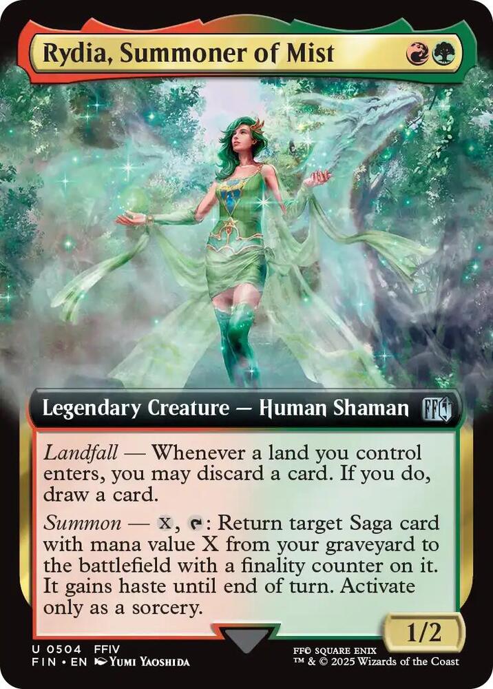 Rydia, Summoner of Mist (Extended Art) - FINAL FANTASY (FIN) NM